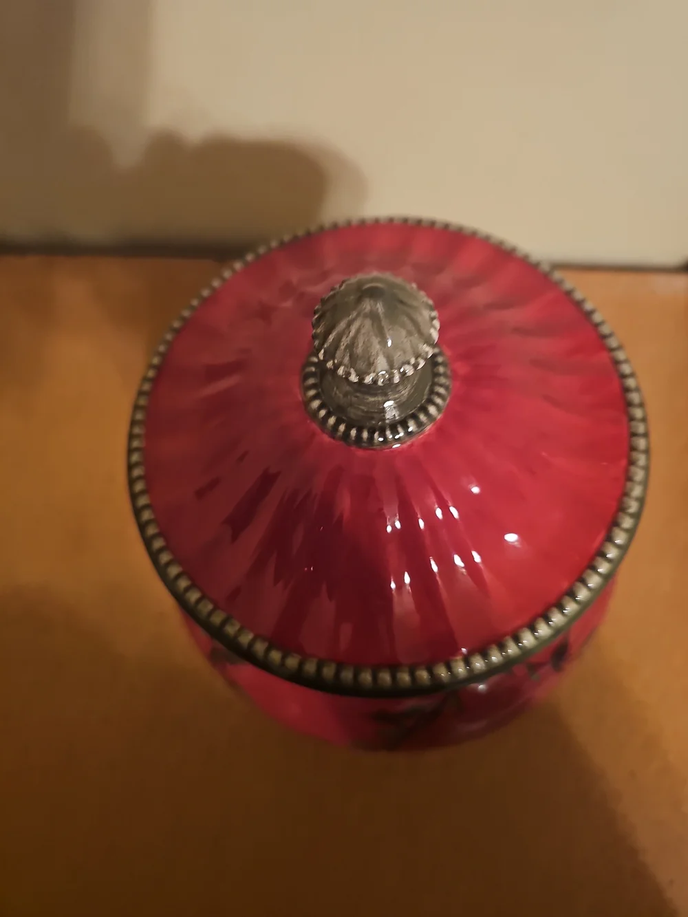 1990's  Hand painted Chinese Ginger Jar by Raymond Waites